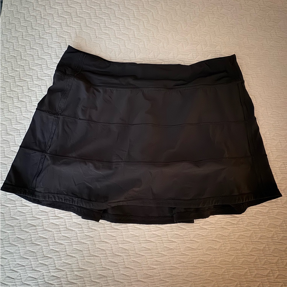lululemon athletica pace rival Black Mini Skirt 10
